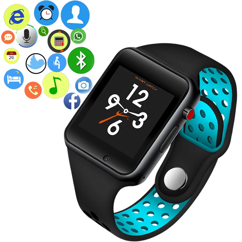 

2018 New Women Men Smart Watch OLED Color Screen Sport Watch Alarm Clock Activity Tracker Watch Men Smart Watch for Android IOS