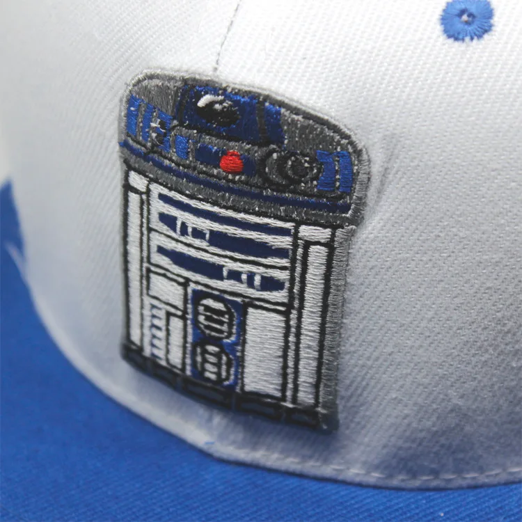 Фильм персонажа из фильма «Звездные войны», R2 белый робот, новая детская одежда в стиле «хип-хоп» Детская шляпа, платье принцессы, Бейсбол Кепки