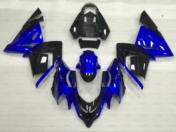 

Blue Black Bodywork for Kawasaki Zx10r Zx-10r Zx 10r 2004 2005 04 05 Injection Fairing Body Kit