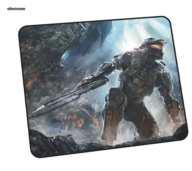 Halo pad mouse Christmas gifts computer gamer mouse pad 24x20cm