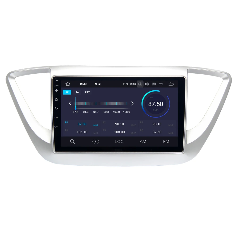 Excellent For Hyundai Verna Solaris 2017 Android 9.0 2G+16G Quad Core Autoradio Car Radio Stereo GPS Navigation Multimedia Player NO DVD 3