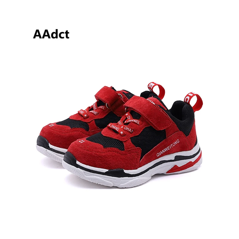 

AAdct 2018 new Mesh running Girls shoes Brand High-quality sports kids shoes for boys sneakers breathing spring children shoes