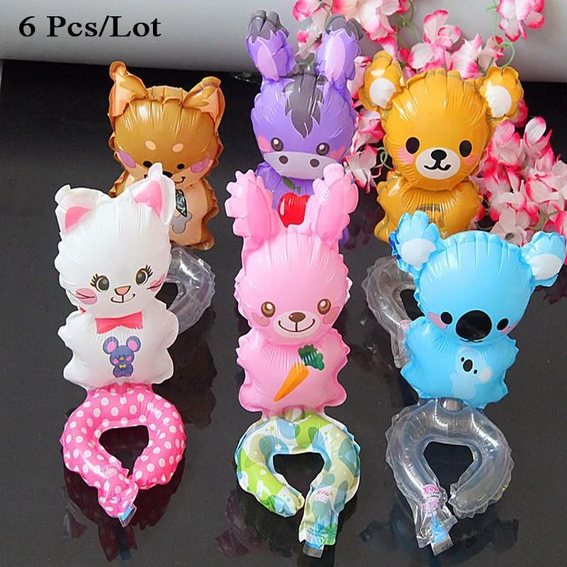 

baby birthday balloons party decoration supplies inflatable personalized dog bear rabbit cat donkey animal shaped balloons