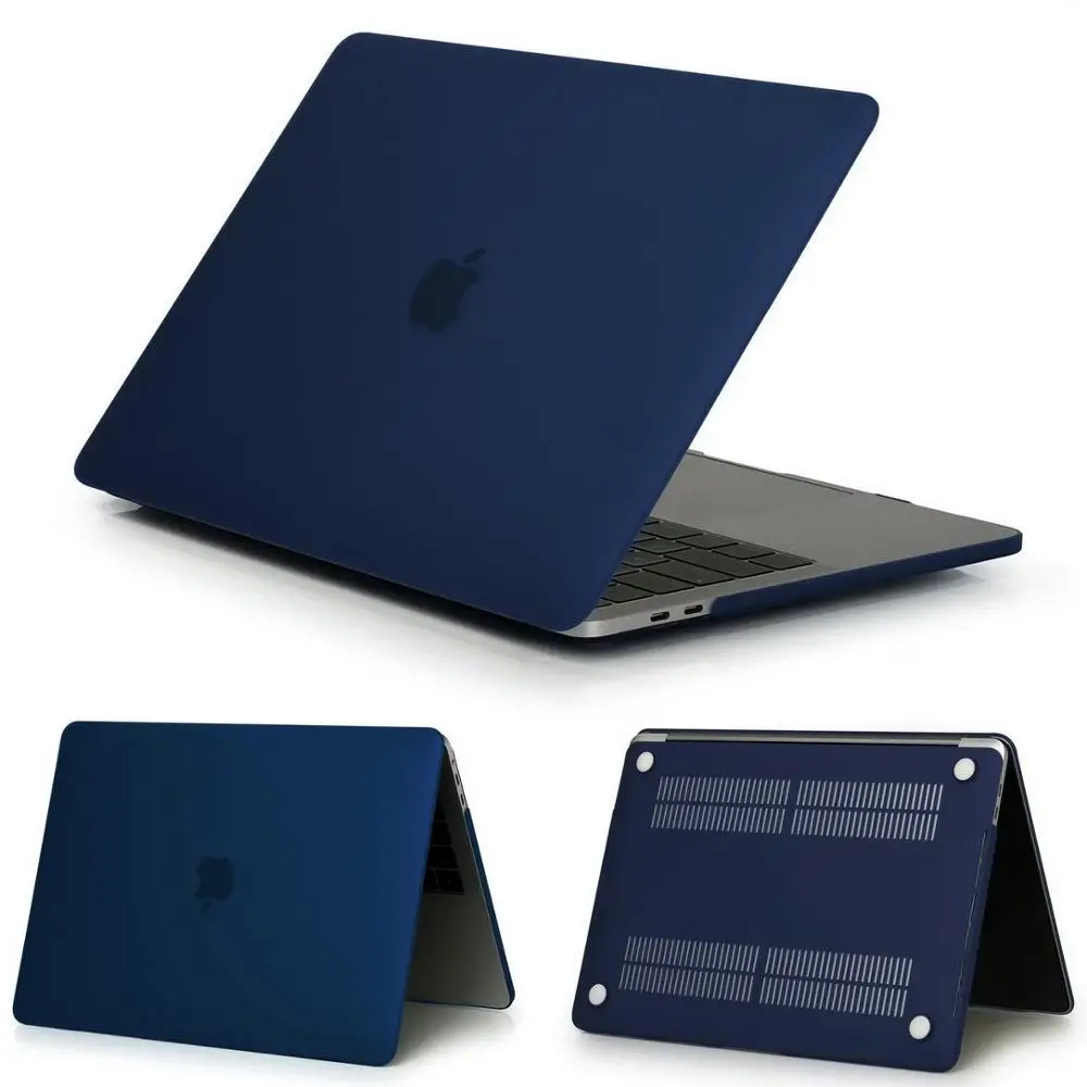 Новинка, чехол для ноутбука с принтом ZAIWJ для MacBook Air retina Pro 11, 12, 13, 15, для Mac book, 13,3 дюймов, с сенсорной панелью, чехол для клавиатуры - Цвет: Matte Peony blue