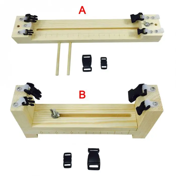 DIY Дерево джиг браслет производитель браслет Вязание инструмент Паракорд плетение ремесло набор инструментов TB