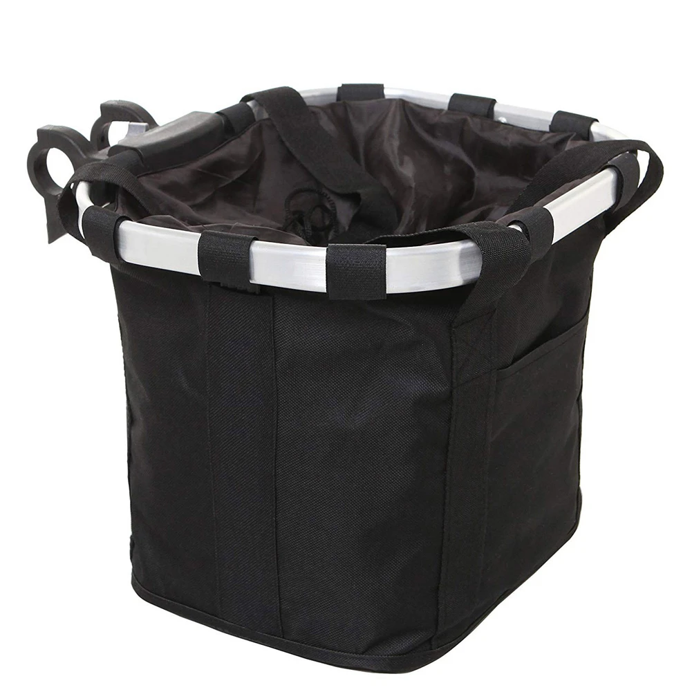 Clearance Bike Bag Front Basket Multi Purpose Bicycle Handlebar Folding Removable Bike Basket Organizer Metal Aluminum Frame Detachable 2 Clearance Bike Bag Front Basket Multi Purpose Bicycle Handlebar Folding Removable Bike Basket Organizer Metal Aluminum Frame Detachable 2