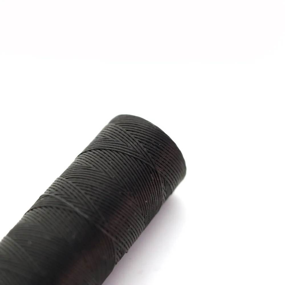 waxed thread 1.0mm dark grey 2