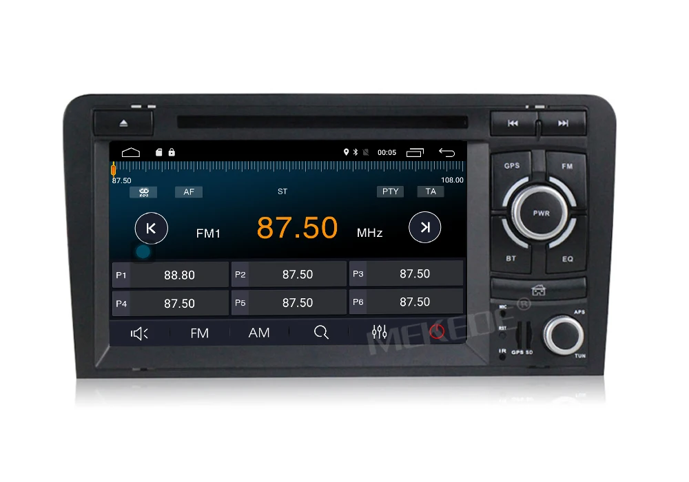 Sale Android 7.1 2G RAM  Car DVD GPS For Audi/A3 2002-2011 With Wifi 4G GPS Navigation BT Radio Steering wheel control Canbus+8G MAP 14