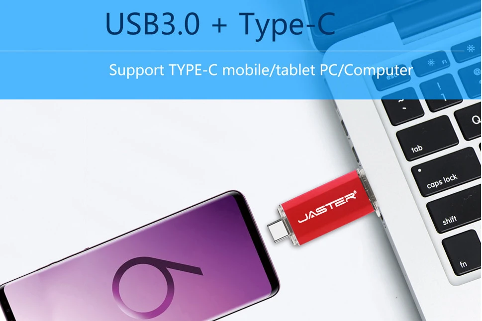 JASTER USB 3,0 type-C OTG USB флеш-накопитель 32 ГБ 16 ГБ флеш-накопитель двойной разъем для cumputer/смартфон памяти мини USB флешка