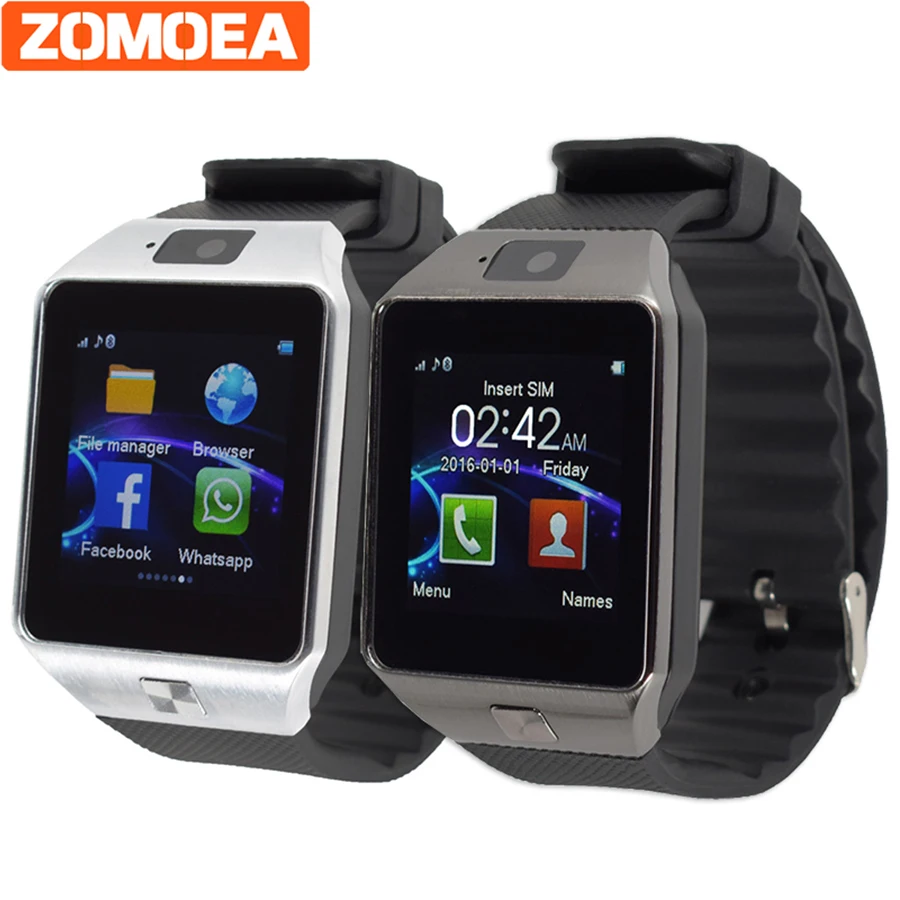 SIM TF card Smart Watch for font b Android b font phone Bluetooth 3 0 Wristwatch