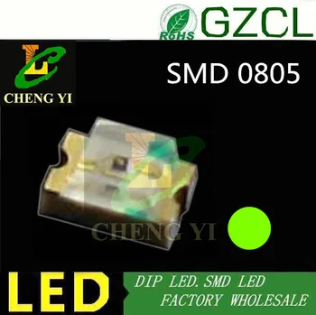 

1.5Hz Single blinking 0805 SMD CHIP DIODE 568-575nm Green smd led(Automatic flash smd led)