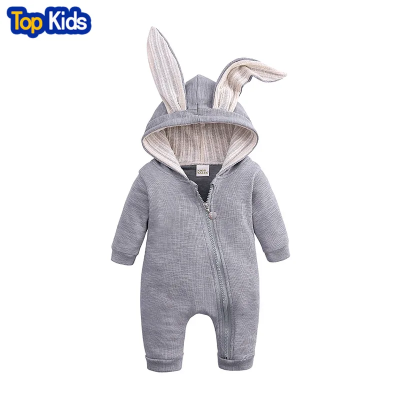 

New Spring Autumn Baby Rompers Cute Cartoon Rabbit Infant Girl Boy Jumpers Kids Baby Outfits Clothes MBR218