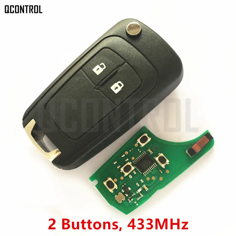 QCONTROL автомобиль дистанционного ключа DIY для OPEL/VAUXHALL Astra J/Corsa E/Insignia/Zafira C 2009 2010 2011 2012 2013