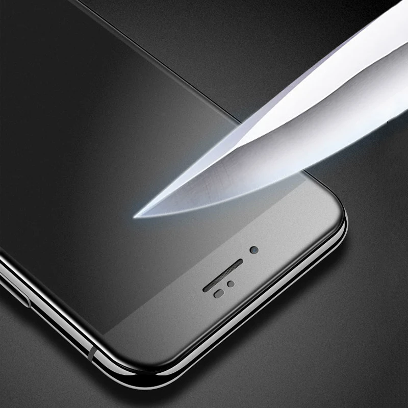 Закаленное стекло 9D с защитой от отпечатков пальцев для Iphone 6 6S 7 8 Plus 10 XR X S XS Max