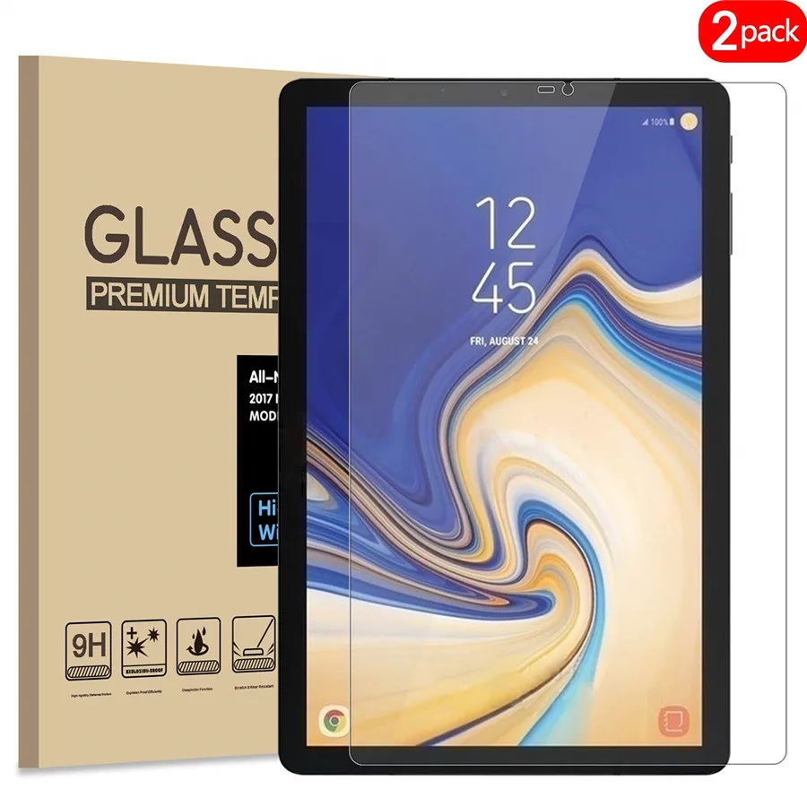 2 шт закаленное стекло для samsung Tab S4 10,5 дюймов T830 T835 T837 Защитная пленка для экрана для samsung Galaxy Tab S4 10,"+ ручка