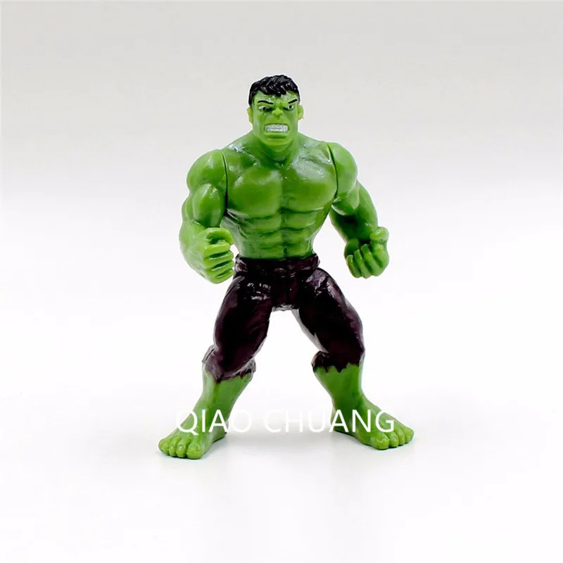 Sale 6Pcs/set Avengers:Infinity War Justice League Superhero Iron Man Batman Thor Captain America Superman Hulk Action Figure Toy J51 1
