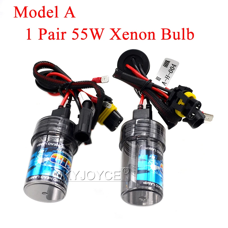 SKYJOYCE 55W Fast Bright 9012 HID Xenon Kit H1 H3 H11 HB3 HB4 H7 Car Headlight Bulb 4300K 5000K 6000K 8000K DC 55W Ballast Kit  (24)