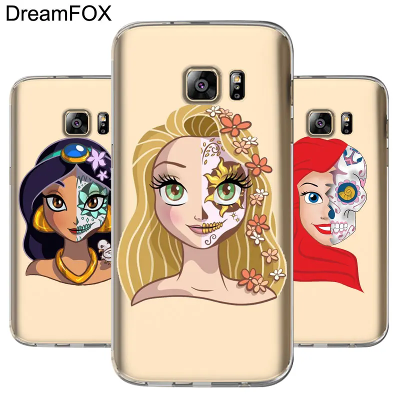 

DREAMFOX L086 Snow Princess Soft TPU Silicone Case Cover For Samsung Galaxy Note S 6 7 8 9 10 10e Lite Edge Plus Grand Prime