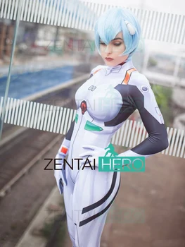 

Free Shipping 3D Printed Rei Ayanami Evangelion Cosplay Costume EVA Ayanami Rei Plugsuit Superhero Lycra Halloween Costume