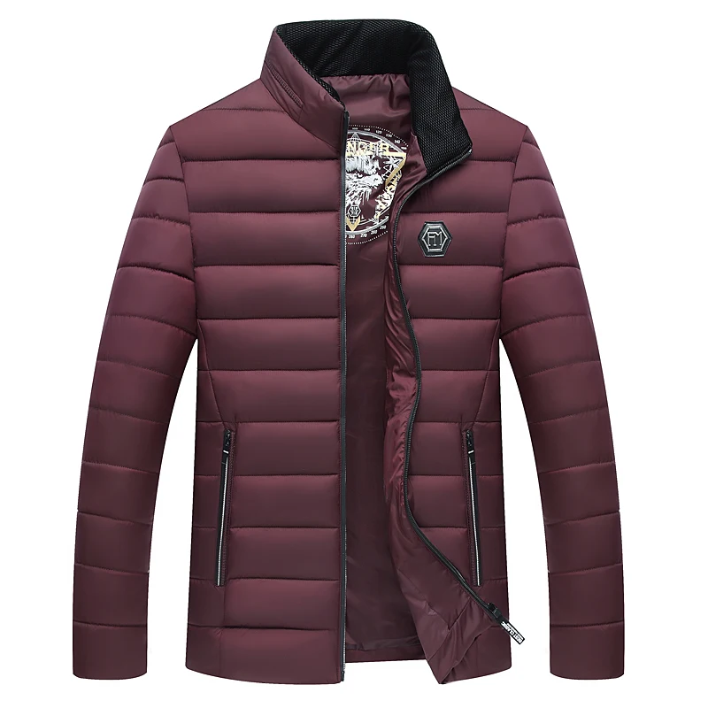 2018 Winter Men's Jacket Soft Fabric Thickening Casual Cotton Coat