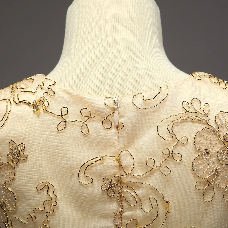Retail 2017 New Arrival Summer Girl Dress Recommended High-End Exquisite Embroidery Champagne Dress For Flower Girl Dress L9027 HTB1UYzbQXXXXXbzXpXXq6xXFXXX4 - Retail 2017 New Arrival Summer Girl Dress Recommended High-End Exquisite Embroidery Champagne Dress For Flower Girl Dress L9027