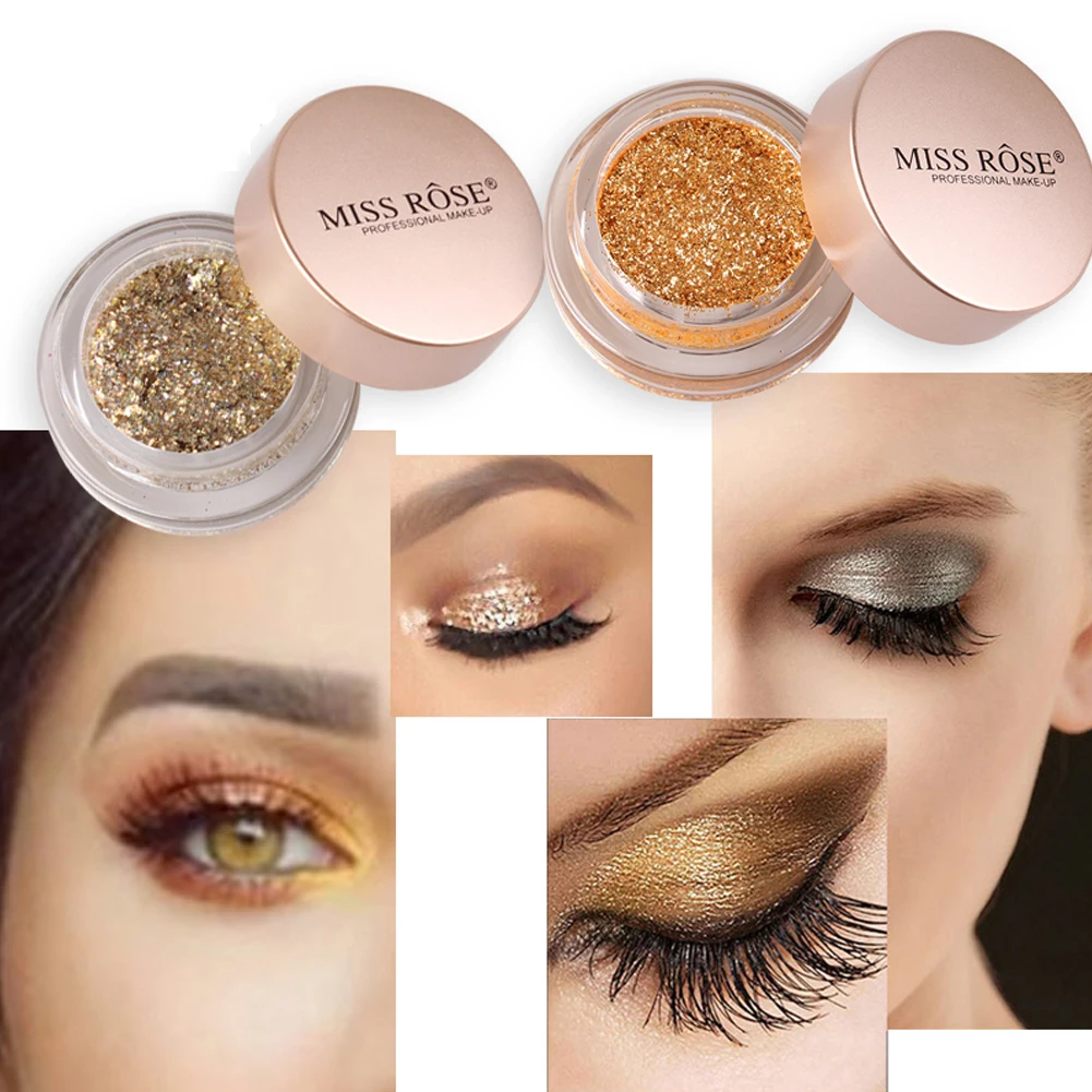 MISS ROSE Shimmer Sexy Eyes Makeup Eyeshadow Long-Lasting Eye shasdow Makeup Cosmetics 7Colors MISS ROSE Shimmer Sexy Eyes Makeup Eyeshadow Long-Lasting Eye shasdow Makeup Cosmetics 7Colors