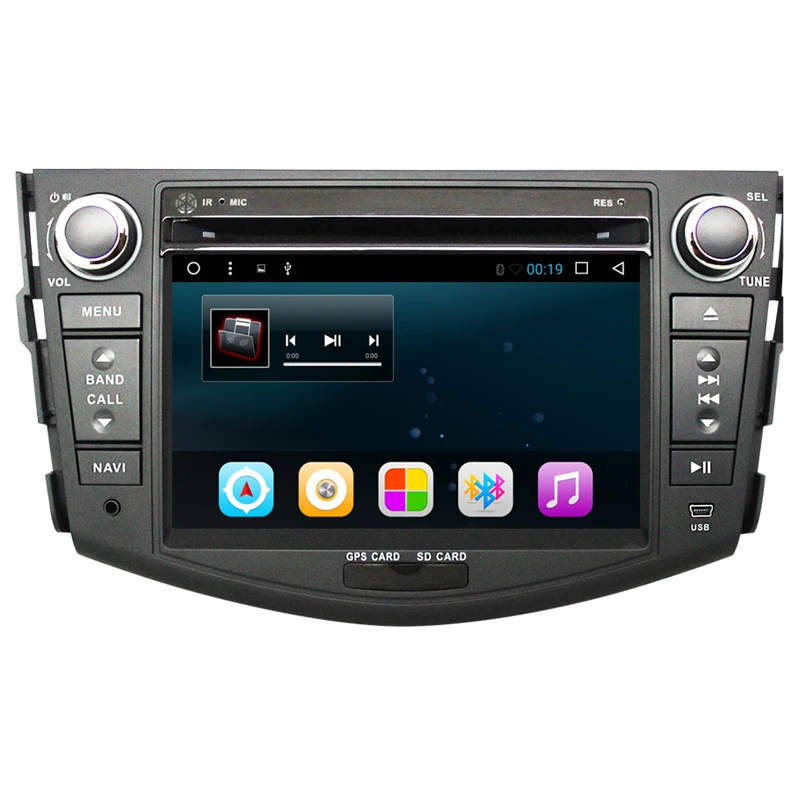 Cheap Android 7.1 Quad core 2 din Car DVD for Ttoyota Rav4 RAV 4 Car Radio DVD Player 3G/4G WIFI Bluetooth  GPS Navigation Radio 25