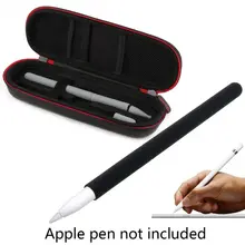 Жесткий чехол для хранения EVA и силиконовый стилус защитный чехол для Apple Pencil 2-го поколения для iPad Pencil 2