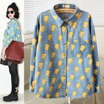 bart simpson denim jacket