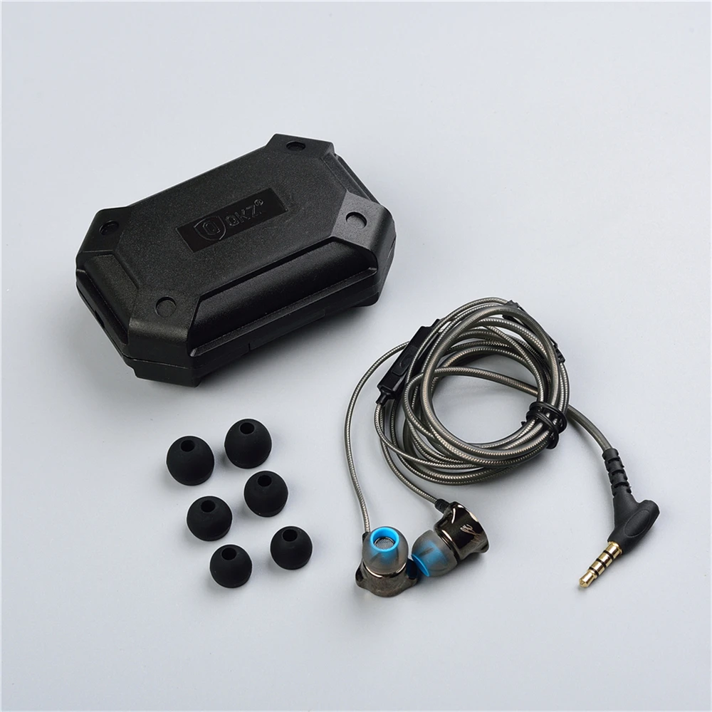 Наушники QKZ DM7 цинковый сплав наушники вкладыши HiFi fone de ouvido гарнитура auriculares audifonos