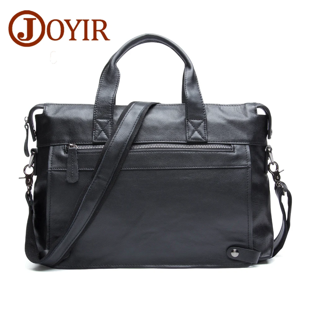JOYIR الرجال تجاري حقيقي حقيبة جلدية أزياء رسول Crossbody حقيبة الكمبيوتر المحمول حقائب حقيبة كتف حمل للرجال الذكور حقيبة