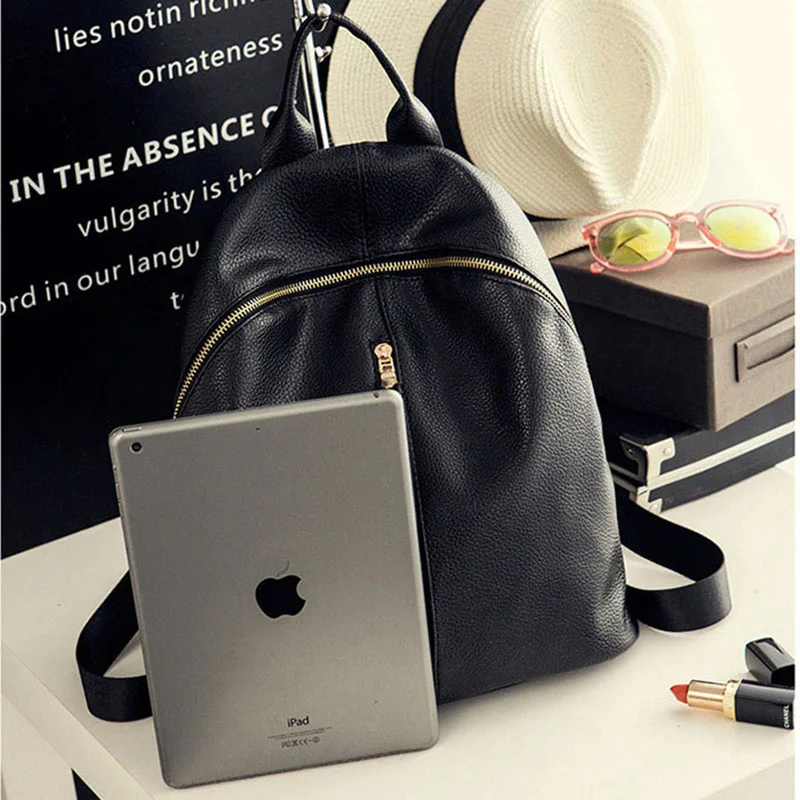 2019 حار جديد عارضة المرأة على ظهره الإناث بو الجلود المرأة حقائب الأسود Bagpack أكياس الفتيات عارضة السفر حقيبة الظهر حزمة 2019 حار جديد عارضة المرأة على ظهره الإناث بو الجلود المرأة حقائب الأسود Bagpack أكياس الفتيات عارضة السفر حقيبة الظهر حزمة