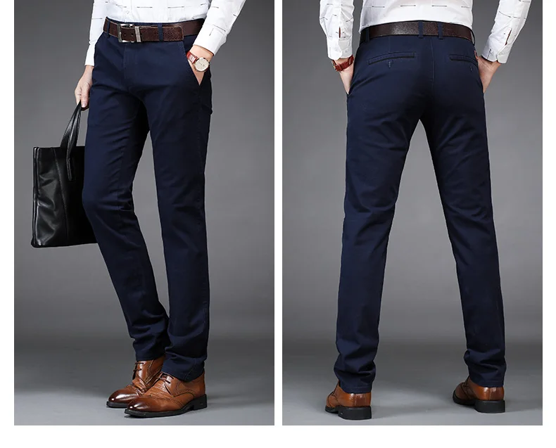 NIGRITY для мужчин's повседневные штаны для мужчин весна и лето Новая мода многоцветный узкие брюки бизнес прямые мужчин's