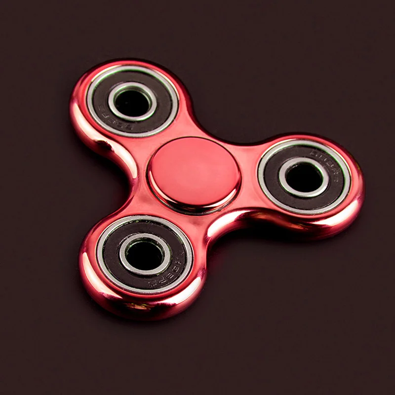 

Hand Spinner Aluminum Alloy Gyro Metal Tri Fidget Spinner Anti Stress Toys Gift ADHD Man Finger Toys EDU Tops Child