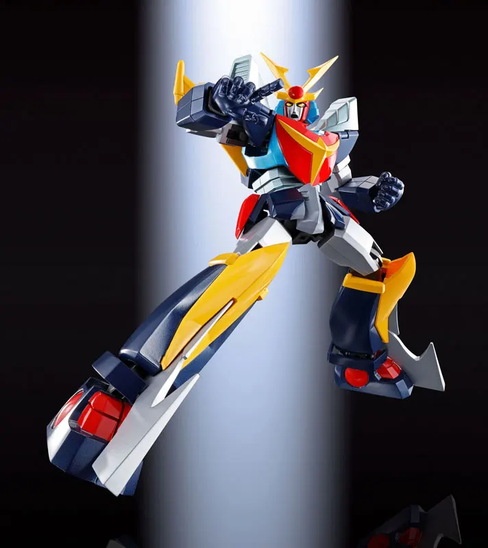 100% Оригинальные BANDAI духи Tamashii Наций душа Chogokin GX-82 фигурку-Непобедимый Сталь человек Daitarn 3 Ф. А