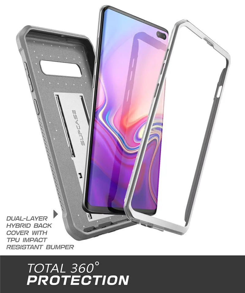 SUPCASE UB Pro для samsung Galaxy S10 плюс Чехол 6," всего тела прочный подставка чехол Крышка без встроенного Экран протектор