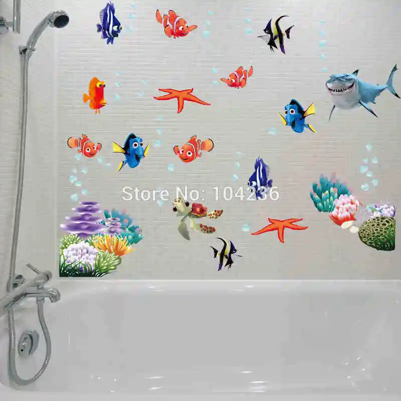 3D Diy Movie Sticker Finding Nemo Wall Decals Nursery Removable Mural