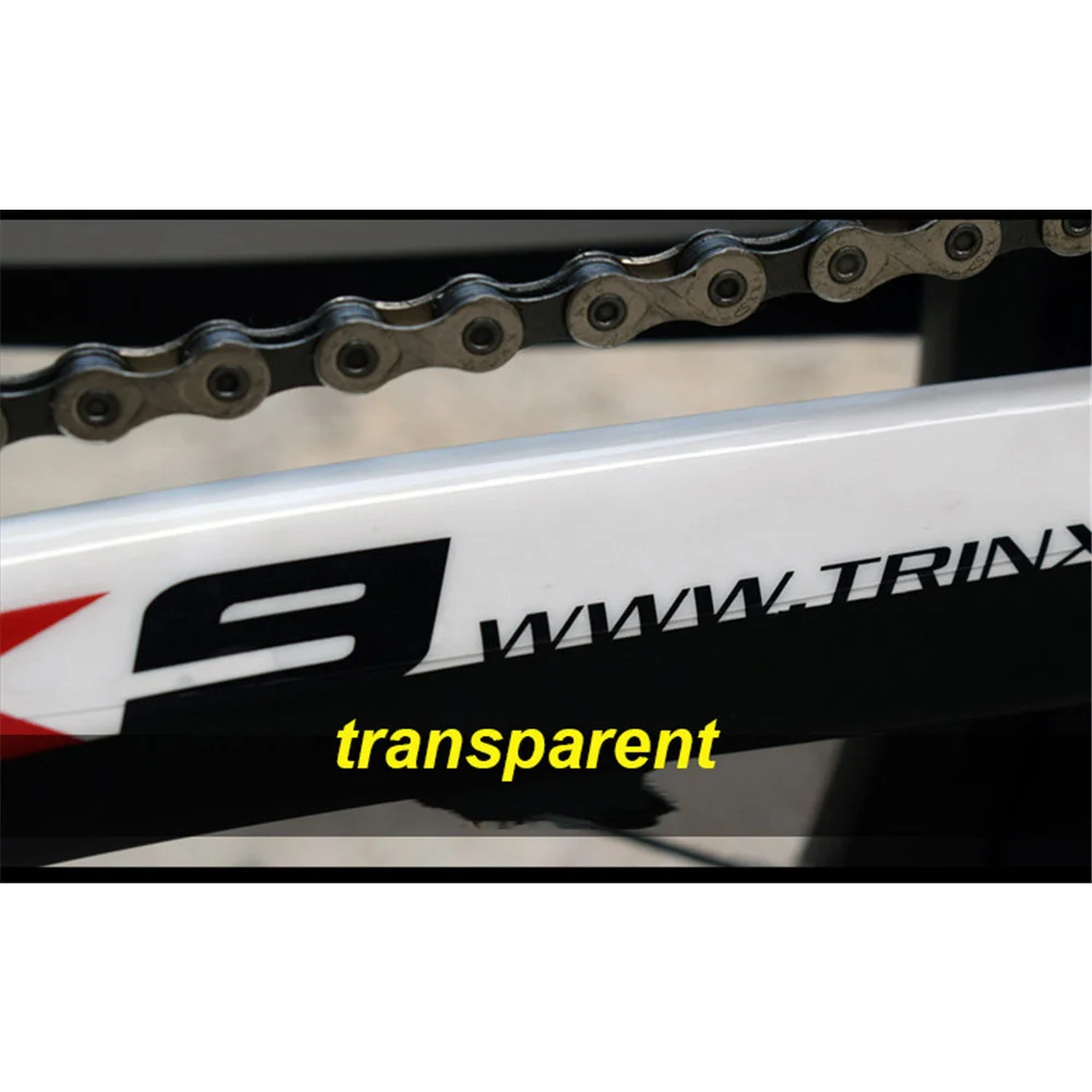 Clearance Anti Scratch Sheet Bike Chain Stickers Cowhide MTB Bicycle Chain Car Frame Protector Cycling Accessories Transparent Matte 5