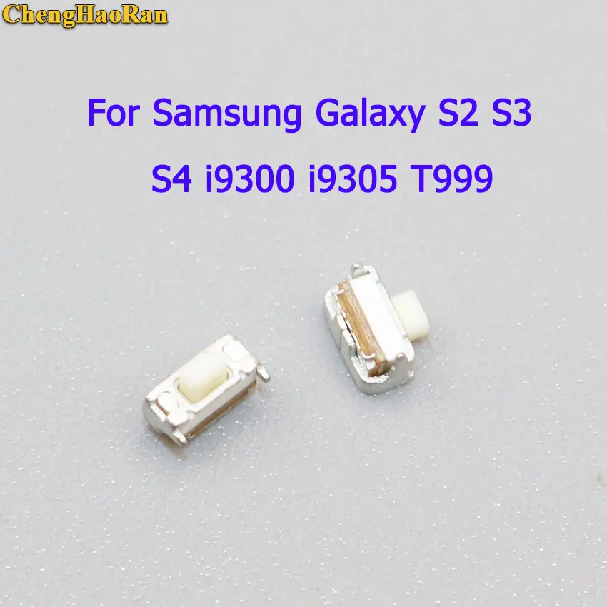 ChengHaoRan 2-10 шт Для samsung Galaxy S3 S4 SGH Note2 T999 i9300 I9500 N7100 Кнопка включения/выключения