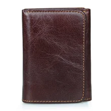 JMD RFID Sperrung Brieftaschen Aus Echtem Leder Geldbörsen Für Herren ID Kartenhalter Fall R-8106Q