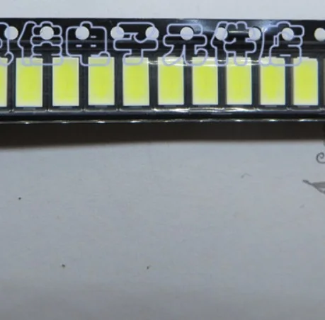 

100PCS/Lot LED LCD TV backlight beads 0.5W 3V 6030 lamp beads cool white light