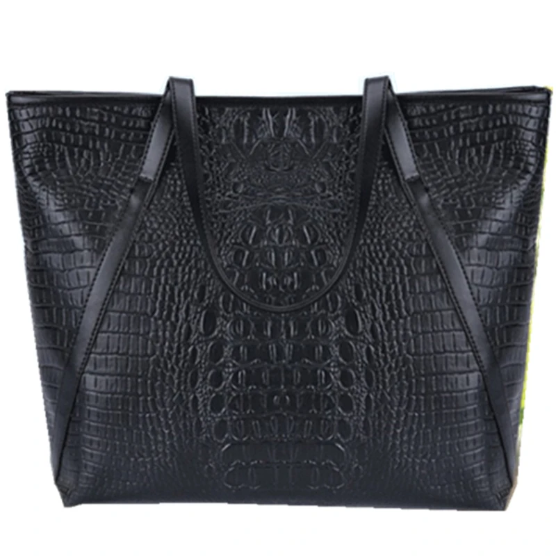 

Black Casual Women Shoulder Bags PU Leather Female Big Tote Bags for Ladies Handbag Large Capacity sac a main femme de marque