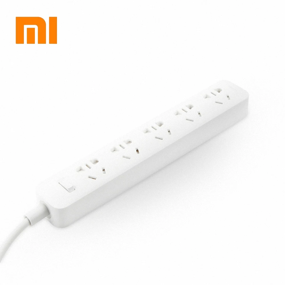 

Xiaomi Mi Original Power strip Outlet Socket 5 holes Socket Plug with Socket Standard Socket With Box Switch Drop Shipping