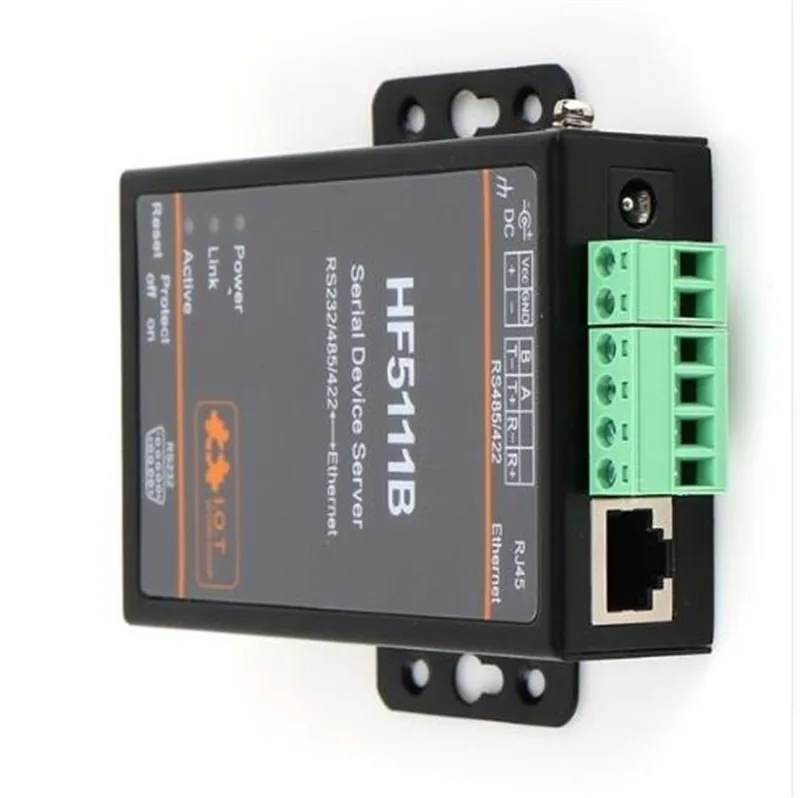 Wifimodule 5111B RJ45 RS232/485/422 Serial к Ethernet RTOS последовательный 1 Порты и разъёмы преобразователя сервер промышленных устройств блок разъема