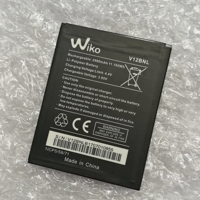 2900mAh 3 85 V батарея для Wiko V12BNL мобильный телефон Batterie Bateria запасные части|Комплекты