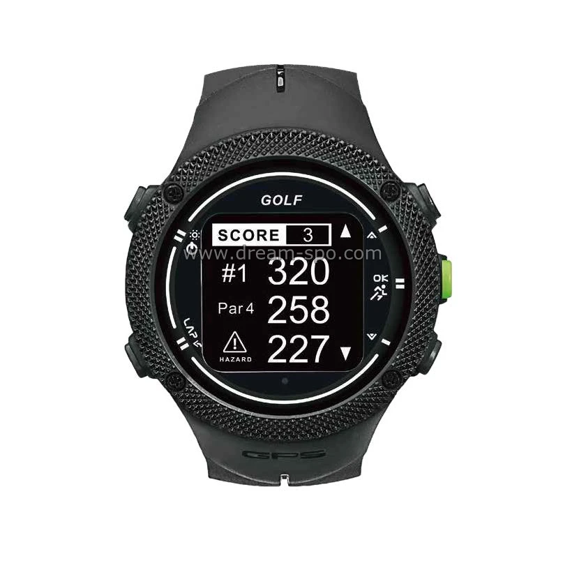 

Dream Sport GPS Golf Watch Devices Golf Course Preloaded Rangefinders Score Layout/Hazard/Hole/Sunset/Time