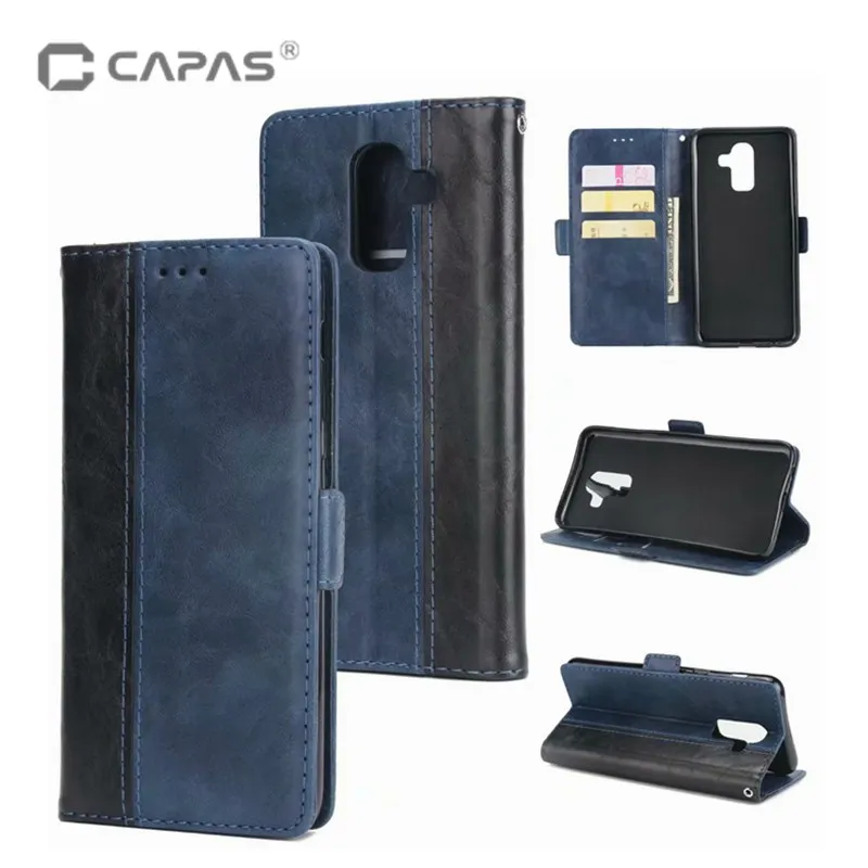 

For Samsung Galaxy J4 J6 J8 2018 Flip Case Cover Card Slot Wallet Phone Case For Samsung J810F J600F J400F Stand Case Shockproof