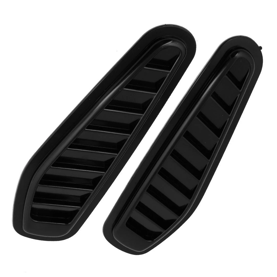 WSFS Hot 2 Pcs Black Plastic font b Car b font font b Engine b font