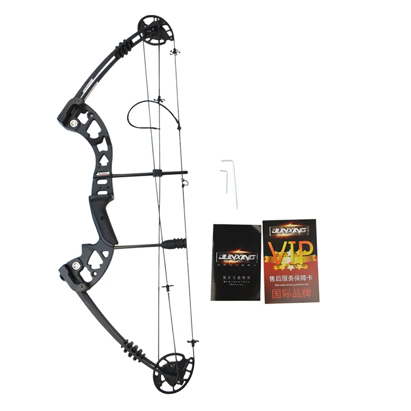 Conjunto de Tiro com Arco para Caça ao ar Arco e Flecha Composto Polegada Polia Ajustável Livre Treinamento Tiro Acessórios 1 30-55lbs 38 12 1 conjunto de tiro com arco composto