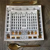 Retro Design Luxury Gold Neuschwanstein Castle Bone China Dinner Plate / Decorative Plate 8 Inch / 10 Inch 1